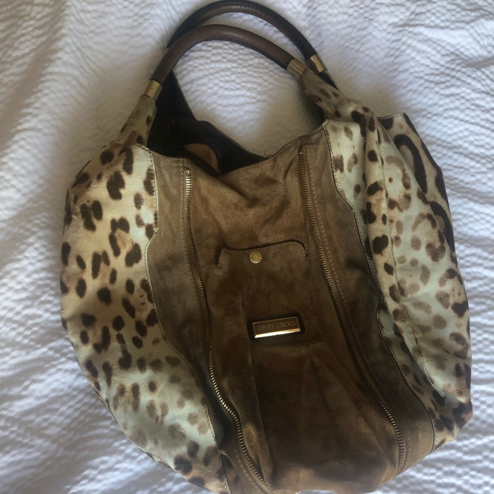 Jimmy Choo Leopard Bag